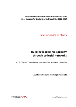 DOCX file of Building leadership capacity through