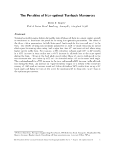 The Penalties of Non-optimal Turnback Maneuvers