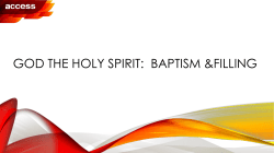 Baptism of the Holy Spirit