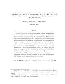 Sequential Procedures for Aggregating Arbitrary