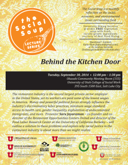 Behind the Kitchen Door