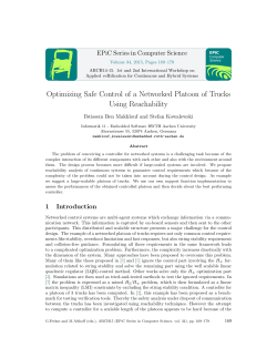 Optimizing Safe Control of a Networked Platoon of