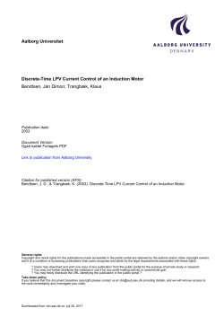 Discrete-Time LPV Current Control of an Induction