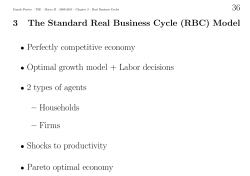 36 3 The Standard Real Business Cycle (RBC) Model &bull; Perfectly