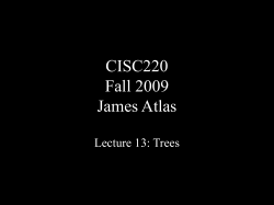 Binary search trees