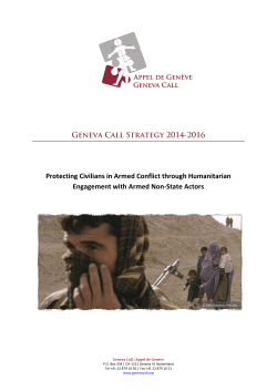 Protecting Civilians in Armed Conflict through