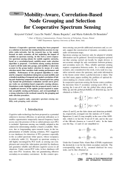 Mobility-Aware, Correlation-Based Node Grouping and Selection for