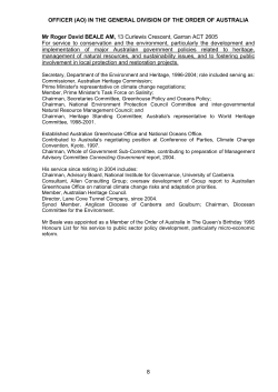 AO - Governor-General of the Commonwealth of Australia