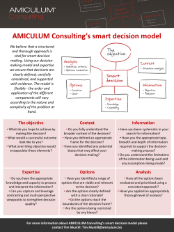 The Smart Decision Model Explained