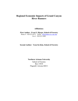 First Author: Evan E. Hjerpe, School of Forestry