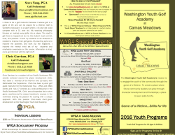 2016 Youth Programs - Camas Meadows Golf Club