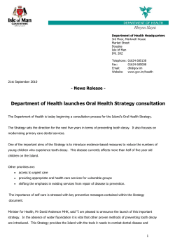 Press Release - Isle of Man Government