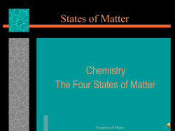 The Four States of Matter