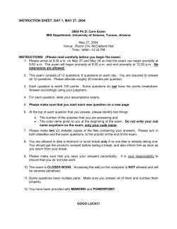 MIS 531A Core Exam (for students who took