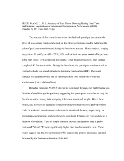 Accuracy of Free Throw Shooting During Dual