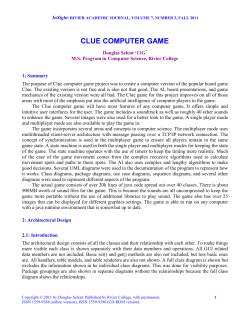 Clue Computer Game