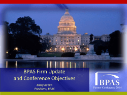 BPAS Firm Update