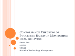 Conformance Checking of Processes Based on
