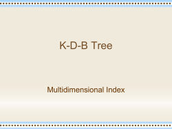 K-D-B Tree