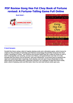 PDF Review Gong Hee Fot Choy Book of Fortune