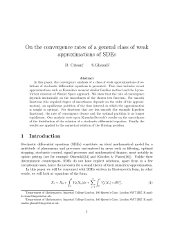 On the convergence rates of a general class of weak approximations