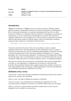 Source: OHCHR &ndash; &ldquo;Convention against Torture and