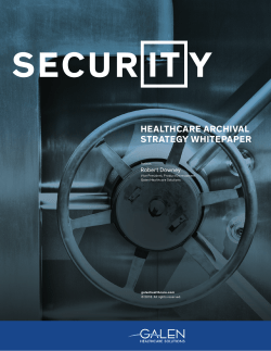 healthcare archival strategy whitepaper