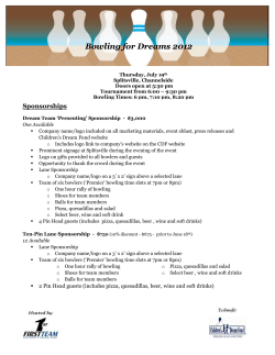 First Team - Childrens Dream Fund