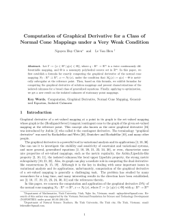 Computation of Graphical Derivative for a Class of Normal Cone