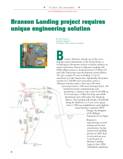 Branson Landing project requires unique engineering solution