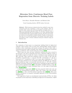 Biternion Nets: Continuous Head Pose Regression from Discrete