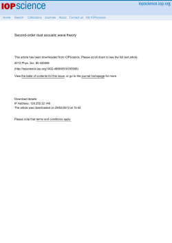 Second-order dust acoustic wave theory