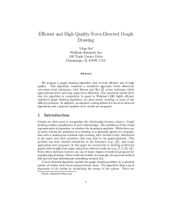 Efficient and High Quality Force-Directed Graph Drawing Yifan Hu