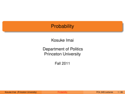 Probability - Kosuke Imai