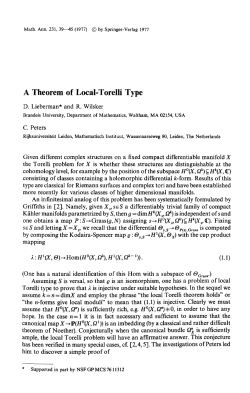 A theorem of local