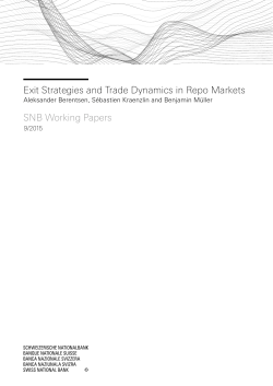 Exit Strategies and Trade Dynamics in Repo Markets