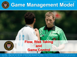 Game Management Model
