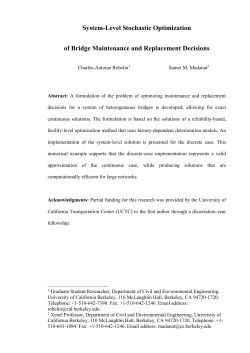 2. Review of bridge management optimization models