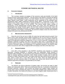 a preliminary financial feasibility analysis of the wuding