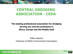 Dredging and Port construction around Coral