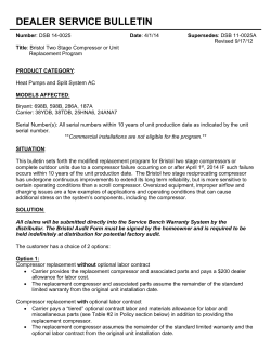 bulletin - Comfort Products Distributing