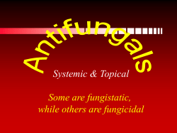 Antifungal Agents - PPT