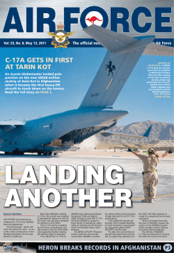 c-17a gets in first at tarin kot