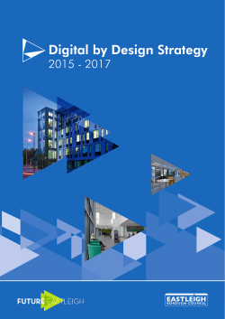 Digital by Design Strategy - Eastleigh Borough Council