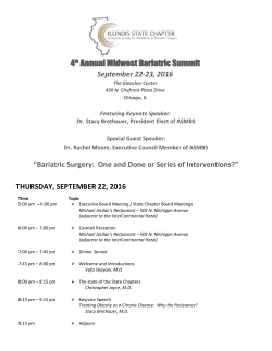 Bariatric Surgery: One and Done or Series of