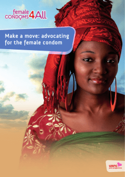 Make a move: advocating for the female condom