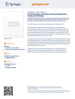 Formal Description Techniques and Protocol
