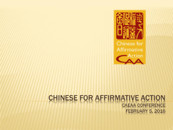 chinese for affirmative action