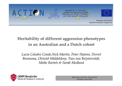 Heritability of different aggression phenotypes in an