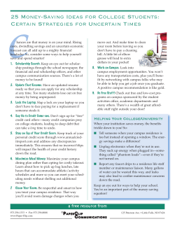 25 Money-Saving Ideas for College Students: Certain Strategies for